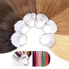 Peluquería Cabello Humano Completo Decoloración, Teñido, Permanente, Paquetes de Cabello para Peluca, Corte de Cabello de Estilista, Tiras de Cabello para Prueba de Color de Estudiante