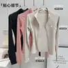 Chaqueta Deportiva de Manga Larga para Correr con Cuello Alto para Mujer, Cintura Adelgazante, Top Versátil para Fitness, Entrenamiento de Pilates, Yoga