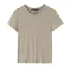 Camiseta de Manga Corta Tricolor Elegante de Moda 2026 Nueva al por Mayor Estilo Europeo y Americano Transfronterizo para Mujer Commuting 6912628