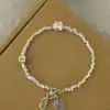 Lin Gaoyuan Wang Manyu "Perfeito" Gatinho Pulseira de Prata Luxo Acessível Ins Elegante Nicho Exquisito Pulseira