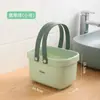 Cesta de baño, cesta de ducha, cesta de tocador portátil, cesta de baño rectangular, cesta de almacenamiento engrosada, cesta de ducha, cesta colgante, cesta de almacenamiento al por mayor