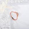 Anillo de Circonita de Plata Esterlina S925 Otoño para Mujer, Diseño de Nicho Versátil, Joyería de Anillo Abierto que No se Desvanece, Ventas Directas del Fabricante