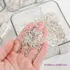 Plata Quebrada Varios Dos DIY Hecho a Mano Cuentas Conservación del Color Grueso Plata Cuadrada Cuenta Cuenta Pulsera Dispersa Pulsera Material Accesorios