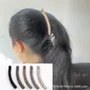 Atacado do Fabricante 11cm Fosco Fashionável Aveludado Mate Alta Resistência Durável Display de Cabelo Várias Larguras Rabo de Cavalo Presilha Banana