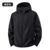 Jaqueta corta-vento softshell com forro de fleece para montanha e atividades ao ar livre, unissex, primavera e outono, moderna e versátil