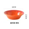 Plato para Salsa de Cerámica de Alto Valor Hogar Creativo Plato para Condimentos de Hot Pot Plato para Vinagre Plato para Condimentos Plato Pequeño Plato para Snacks