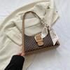 Bolsa de axila para presbiopia para mulheres 2023 nova decoração de cinto bolsa de ombro retrô bolsa feminina de fita bolsa feminina estilo francês