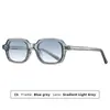 Gafas de Sol para Hombre con Incrustaciones de Acetato, Aspecto de Alta Gama, Protección UV, Estilo Europeo y Americano, Gafas de Sol de Moda de Alta Gama con Montura Pequeña 2026