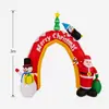 Decorações de Cena de Festival de Natal e Ano Novo Papai Noel Boneco de Neve Arco de Natal Inflável Adereços de Decoração de Local
