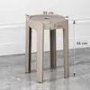 Bancos de Plástico Engrosados para Uso Doméstico, Bancas Apilables para Mesa de Comedor, Sillas Cómodas para Estar Sentado Largos Periodos, Bancos de Molino de Viento, Bancos Redondos de Plástico