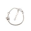 Distrito de Lu pulseira fofa de nova moda criativa pulseira geométrica lisa banhada a cobre distribuição por atacado para mulheres
