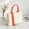 Bolsa Tote de Lona para Temporada de Formatura com Impressão de Logo Personalizado para Estudantes, Adequada para Ensino Médio e Vestibular, Presente de Formatura, Grande Capacidade