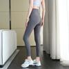Pantalones Tiburón de Nueve Puntos para Ropa Exterior de Mujer Nuevos Leggings de Verano de Cintura Alta Delgados para Control de Abdomen y Levantamiento de Glúteos Pantalones Ajustados Deportivos para Yoga