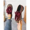 Novos Mocasins Cruzados com Laço 2026 para Mulheres, Sapatos de Salto Baixo, Versáteis Estilo Coreano Sapatos Baixos, Sapatos Casuais Modernos