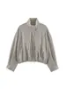 Comercio exterior transfronterizo ropa de mujer otoño nuevo estilo europeo y americano moda versátil cuadros chaqueta aviador 3046211