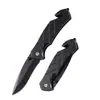 Nova Faca Dobrável de Aço Inoxidável Titânio Preto, Faca Dobrável para Exterior, Faca de Frutas de Aço Inoxidável, Mini Faca Portátil para Uso ao Ar Livre