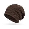Otoño e Invierno Calle Plisado Montón Edición Larga Elástico Sombrero de Lana Moda Combinable Protección para las Orejas Sombrero para el Frío TEMU Transfronterizo en stock