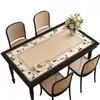 Mantel de Mesa de Comedor de Lujo Ligero Estilo Francés, Impermeable, Resistente al Aceite, Lavable, Mantel de Mesa de Café de Gama Alta, Resistente al Calor, Aislante Térmico, Protector de Mesa