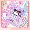 Pegatinas de burbujas lindas de Sanrio coolomi para niños, vestidor de burbujas vertical, juguete de escena educativa, niña