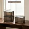 Caja Organizadora para Clasificar Tazas de Té Bnbs Caja para Comida para Llevar Caja Larga Transparente para Guardar Cuentas