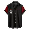 Camiseta Nueva de Navidad Transfronteriza Serie Navideña Impresión 3D Amazon Aliexpress Camisa de Manga Corta para Hombre
