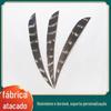 Acessórios de seta DIY de penas de peru arco recurvo tradicional arco de caça arco flecha flor pena em forma de gota de 4 polegadas fábrica atacado