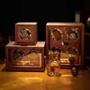 Caja para Relojes Agitador Automático Completo Dispositivo de Cadena Superior Dispositivo de Balanceo para Relojes Mecánicos Agitador para Relojes Inteligentes Regalo Decoración del Hogar