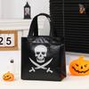 Sacolas de Doces de Halloween Transfronteiriças com Estampas de Fantasma e Abóbora de Desenho Animado, Sacolas de Presente de Halloween em Tecido Não Tecido, Sacolas de Presente para Festival Fantasma e Natal