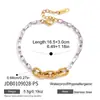 Pulsera Original de Cadena de Acero Inoxidable Jingqiao Lujo Ligero Nicho Metal Acero de Titanio Resistente al Color Joyería Transfronteriza Venta al por Mayor