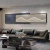 Pintura decorativa superpuesta para sala de estar Lu r pintura mural creativa de fondo para sofá pintura colgante de cabecera de alta gama porcelana de cristal nórdica colgante