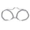 Pulseira de casal de sucção magnética com design de nicho novo transfronteiriço europeu e americano, pulseira de amor masculina e feminina por atacado