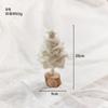 Adornos Navideños de Fieltro de Lana Terminados Muñeco de Nieve Anciano Alce Decoraciones de Escritorio Navideñas Regalos de Navidad