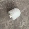 Cepillo para inodoro de plástico y acero inoxidable para el hogar cepillo de limpieza de inodoros cepillo de limpieza de inodoros de plástico artículos de tocador diarios práctico