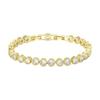 Pulsera Europea y Americana Joyería Nicho de Alta Gama Ins Simple Pulsera de Zirconia Micropavé Marca de Moda Hip-Hop Pulsera para Mujer Venta al por Mayor
