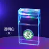 Linterna Transparente de Fábrica Caja de Cigarrillos Encendedor Caja de Cigarrillos Caja Gruesa Completa Dura y Blanda Encendido por Cable de Tungsteno Encendedor de Cigarrillos