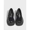 Mocassins Plataforma de Solado Grosso para Mulheres 2025 Novos Sapatos Pequenos de Couro que Aumentam a Altura Estilo Britânico Moda de Alta Qualidade Sapatos Retrô