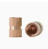 Fabricante Original Furo Passante Tipo A Porca de Cobre Termofusível Recartilhada M1-M10 Porca de Cobre Moldada por Injeção com Inserção Embutida