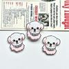Desenho animado fofo acrílico patch pet acessórios para cães faça você mesmo grampo de cabelo broche emblema material de geladeira