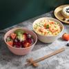 Paja de Trigo hogar tazón grande para fideos instantáneos estilo nórdico estudiante tazón japonés anticaída tazón grueso para ramen fabricantes mayoreo