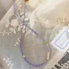 Acessórios de Colar de Pérolas Naturais para Mulheres, Corrente de Clavícula com Contas de Zircônia em Camadas para o Verão, Joia de Pescoço de Luxo Leve de Nicho de Alta Qualidade