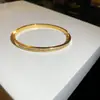 ¡Oro Rosado! Pulsera de Círculo Completo de Diamantes, Estilo de Moda de Nicho, Joyería de Lujo Ligero de Gama Alta, Accesorio de Moda Versátil para Mujeres