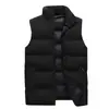 Chaleco engrosado para hombre de otoño e invierno, cálido, estilo ropa de trabajo, sin mangas, prenda exterior estilo pareja, cortavientos, talla grande