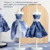 Área de Arte de Jardín de Infancia Tema Ropa Tie-Dye Ecológica Modelo de Diseño Niños Estilo Étnico Hecho a Mano DIY Productos Semi-Terminados