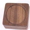 Filigrana Esmalte Madera de Acacia Haya Nogal Negro Esterilla Aislante Posavasos Taza para el Té Posavasos de Madera Maciza