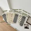 Calcetines de Malla con Lazo para Mujer Calcetines de Media Pantorrilla Verano Algodón Delgado Estilo Coreano Estilo Japonés Estilo Transpirable Estilo Ballet Medias de Verano