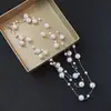 Verano Coreano Nuevo Estilo Coreano Collar de Perlas Lujo Ligero Cadena para Suéter de Gama Alta Versátil Simple y Elegante Joyería de Collar