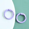 Anillo de Resorte de Aleación de Zinc Pintado de Colores 23 mm Hebilla de Resorte Redonda Anillo de Llavero Accesorios para Joyería DIY Venta al por Mayor