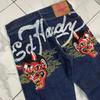 Jeans Góticos de Venta Caliente Este Año Estilo Y2K para Hombre Hip-Hop Sueltos Estilo Punk Jeans Harajuku Venta al por Mayor