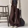 Jeans Retro de Tiro Alto de Pierna Ancha para Mujer 2026 Otoño Nuevo Estilo Pantalones Banana Curvos Sueltos Adelgazantes