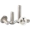 Tornillos de Cabeza Redonda con Hexágono Acolchado de Acero Inoxidable 304, Tornillos de Cabeza Semiredonda Acolchados, Estándar Nacional M2M3M4-M10